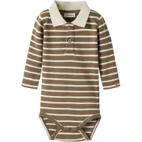 Lil´ Atelier Rompertje/body beige / bruin