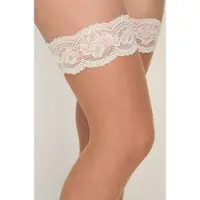 Hunkemoller Stay-ups 15 Denier Kant Anti Ladder Wit Dames | Maat: S/M
