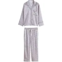 Next Pyjama royal blue/koningsblauw / chocoladebruin / wit