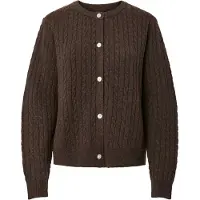 Pieces Regular fit gebreid jack met wol model 'SILLY'