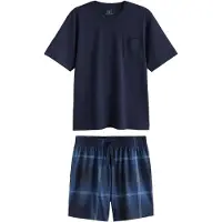 Next Pyjama kort navy / donkerblauw / wit