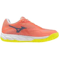 Mizuno Wave Enforce Court 2 Shoes Oranje EU 36 1/2 Vrouw