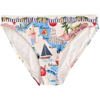 Next Bikinibroek crème / aqua / groen / rood