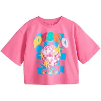 Next - Meisjes - T-shirt met lovertjes - Roze