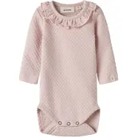 Lil´ Atelier Baby Rompers Nbfnoel Ls Slim Body Lil - Roze - Maat 56
