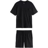 Next - Heren - Pyjama van jersey met korte mouwen - Zwart