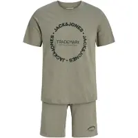 Jack & Jones Joggingpak 'JJBENSON' olijfgroen / donkergroen