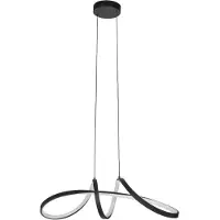 Eglo Slimme hanglamp Connect Calarossa-Z, dimbaar, zwart, Woon-/ Eetkamer, metaal, Modern, Slimme hanglamp