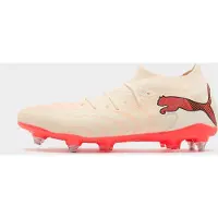Puma Future 9 Match IJzeren-Nop Voetbalschoenen (SG) Gebroken Wit Zwart Roze