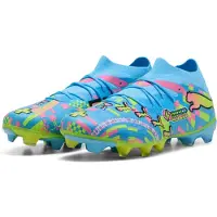 Puma Future 9 Match ADV Gras / Kunstgras Voetbalschoenen (MG) Felblauw Felroze Neongroen