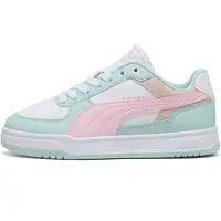 Puma Caven III Block imitatieleren sneakers - mintgroen/roze Jongens/Meisjes Imitatieleer - maat 39