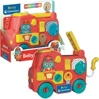 Clementoni Montessori brandweerwagen houten elementen – 17595 - UNI
