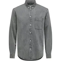 Only & Sons Overhemd 'ONSOrson' grey denim