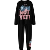 Name It Kids Nachtkledij 'NKFAnda Stitch' duifblauw / oudroze / zwart