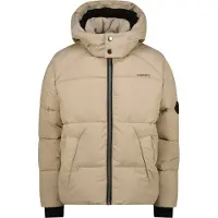 Vingino gewatteerde winterjas - beige Jongens Polyamide Capuchon Effen - maat 128