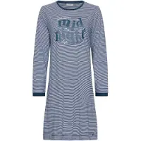Rebelle Nachthemd 'Snowy Sparkles' donkerblauw