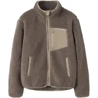 Name it Fleece jas 'NKNMattia' bruin / cappuccino