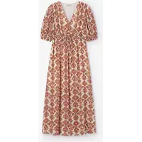 Sissy-Boy Witte jurk met bloemenprint | Maat: S