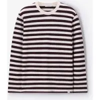 Sissy-Boy Donkerbruine gestreepte sweater | Maat: M