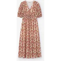 Sissy-Boy Witte jurk met bloemenprint | Maat: L