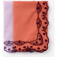 Sissy-Boy Set van 2 multicolour servetten met hartjes