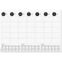 Sigel Bureau onderlegger 3 jaarskalender Maandkalender 2027 2028 2029 (b x h) 59.5 cm x 41 cm 12 vellen 1 stuk