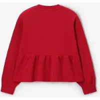 Sissy-Boy Rode sweater met peplum | Maat: M