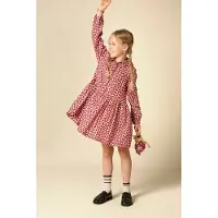 Sissy-Boy Rode jurk met print | Maat: 134-140