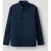 LMTD overhemd - donkerblauw Jongens Polyester Button down Effen - maat 158/164