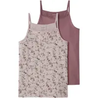 Name It Kids Onderhemd olijfgroen / sering / mauve / wit
