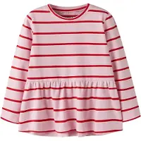 Name It Mini Shirt 'NMFLestro' rosa / knalrood / wit