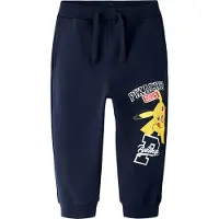 Name It Mini Broek 'NMMJosef Pokemon' navy / geel / wit