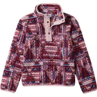 Columbia Helvetia II fleece sweater - donkerrood Outdoor sweater All over print - maat 140