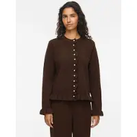 Vila Vijacia Ruches Gebreid Vest XS EU dames