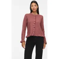 Vila Vijacia Ruches Gebreid Vest XL EU dames