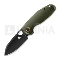Black Fox Puffy - Blackwash - G10 vouwmes, olijfgroen