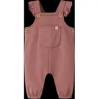 Lil´ Atelier BABY jumpsuit - roze Meisjes Sweat Vierkante hals Effen - maat 74