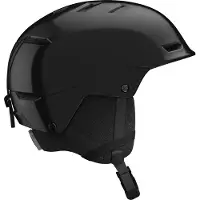 Salomon - Kinder skihelmen - Husk Kids Black voor Unisex - Kindermaat S - Zwart