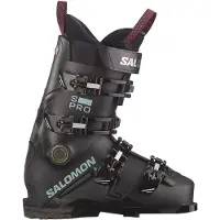 Salomon - Kinder skischoenen - S/Pro 65 voor Unisex van Aluminium - Kindermaat 25/25,5 - Zwart