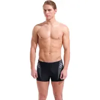 Arena Zwemshorts 'STEPLOGO SWIM SHORT' antraciet / zwart