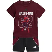 Adidas Trainingspak 'Marvel Spider-Man' kastanjebruin / zwart / wit