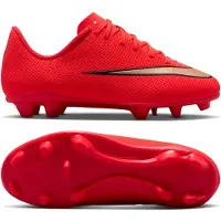 Nike Mercurial Vapor 17 Club Gras / Kunstgras Voetbalschoenen (MG) Kids Felrood Zwart Goud