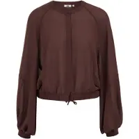 We fashion Blouse donkerbruin