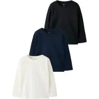 Name it Shirt 'NKMLASSE' donkerblauw / zwart / natuurwit