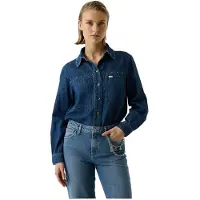 Garcia dames Overhemd, L, Blauw