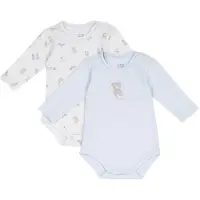 Chicco Rompertje/body donkerbeige / opaal / lichtblauw / wit