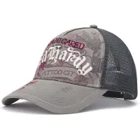 Ed Hardy Pet 'Floral Tattoo City Vintage' grijs / antraciet / magenta / wit
