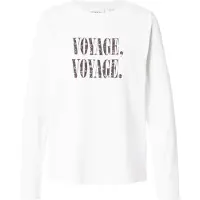 Comma Shirt zwart gemêleerd / wit