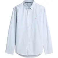 Tommy Hilfiger Overhemd 'Flex' lichtblauw / wit