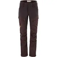 Fjällräven - Women's Keb Trousers - Trekkingbroek 42 - Short, bruin/grijs